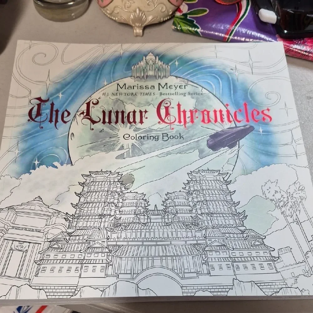 The Lunar Chronicles Adult Teen Coloring Book - New
